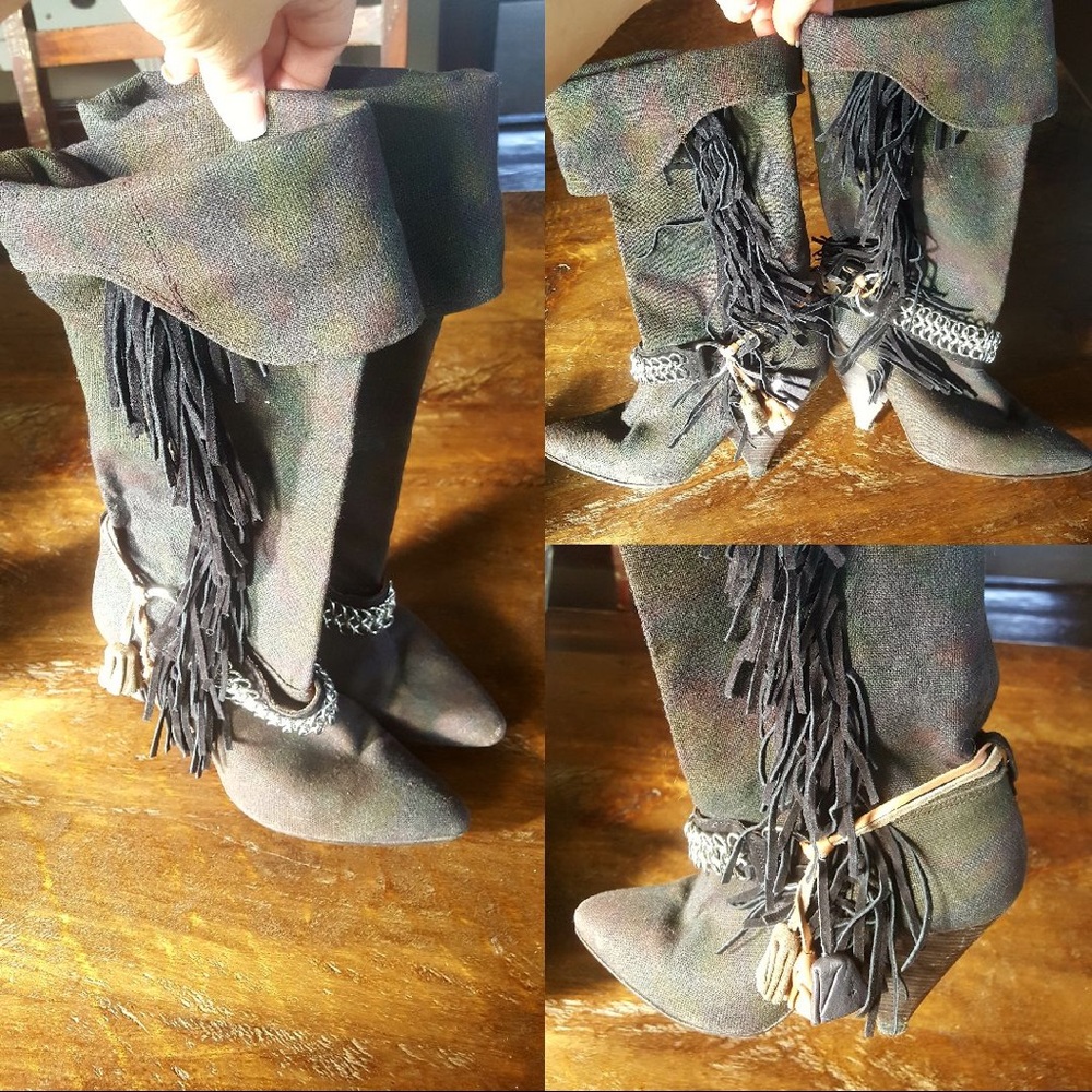 Amazing camouflage boots . - Picture 1 of 2